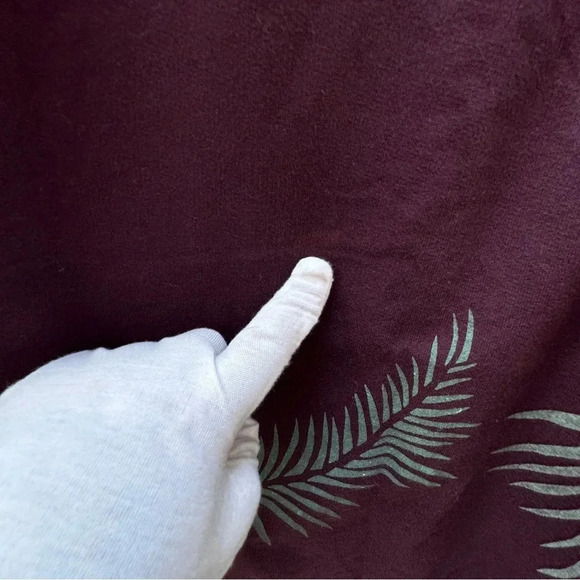 VTG Crazy Fish || Sheath Jersey Pocket Tee Dress Hibiscus Hawaiian Med - Picture 9 of 9